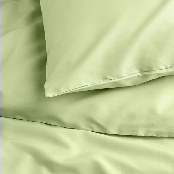 PILTANDVINGE Duvet cover and pillowcase, light green, Twin - Picture 4 of 6